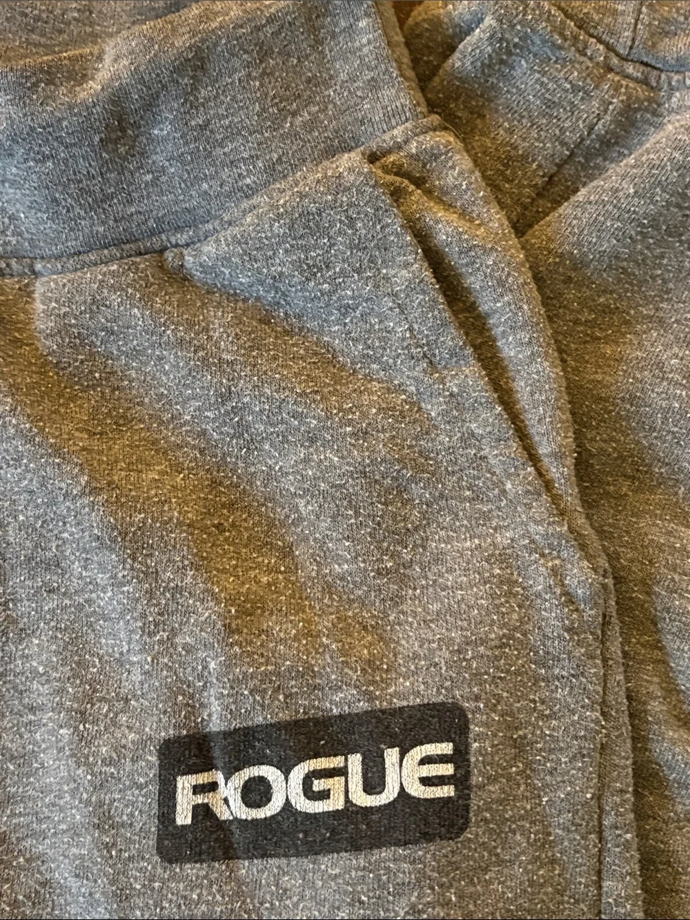 Rogue Heather Gray joggers with Drawstring and pockets